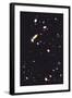 Hubble Deep Field-null-Framed Art Print