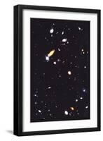 Hubble Deep Field-null-Framed Art Print