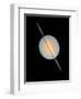 Hubble Image of Saturn-null-Framed Premium Photographic Print