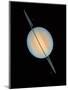 Hubble Image of Saturn-null-Mounted Premium Photographic Print