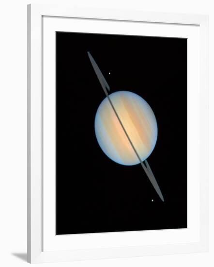 Hubble Image of Saturn-null-Framed Photographic Print