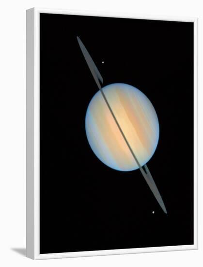 Hubble Image of Saturn-null-Framed Photographic Print