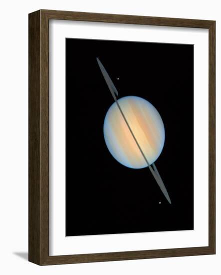 Hubble Image of Saturn-null-Framed Photographic Print