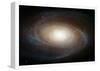 Hubble Photographs Grand Design Spiral Galaxy M81 Space Photo Art Poster Print-null-Framed Poster