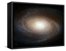 Hubble Photographs Grand Design Spiral Galaxy M81 Space Photo Art Poster Print-null-Framed Stretched Canvas