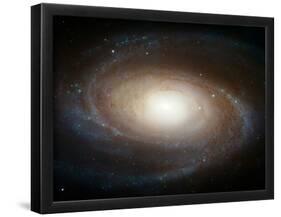 Hubble Photographs Grand Design Spiral Galaxy M81 Space Photo Art Poster Print-null-Framed Poster