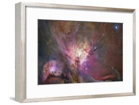 Hubble's Sharpest View of the Orion Nebula Space Photo Art Poster Print-null-Framed Poster