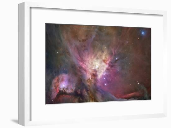 Hubble's Sharpest View of the Orion Nebula Space Photo Art Poster Print-null-Framed Poster