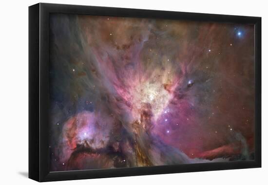 Hubble's Sharpest View of the Orion Nebula Space Photo Art Poster Print-null-Framed Poster