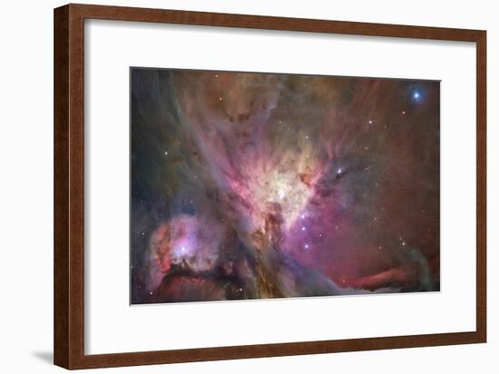 Hubble's Sharpest View of the Orion Nebula Space Photo Art Poster Print-null-Framed Poster