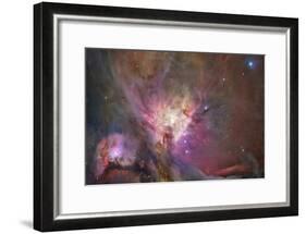 Hubble's Sharpest View of the Orion Nebula Space Photo Art Poster Print-null-Framed Poster