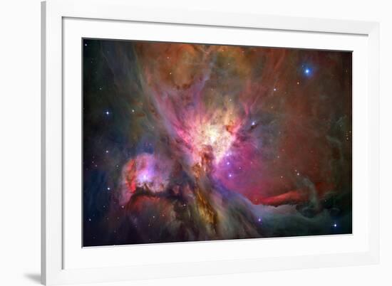 Hubble's Sharpest View of the Orion Nebula Space-null-Framed Photo