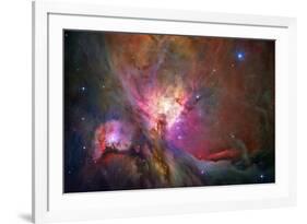 Hubble's Sharpest View of the Orion Nebula Space-null-Framed Photo