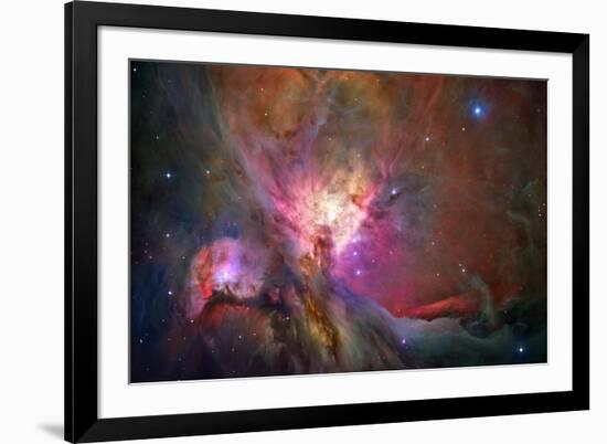 Hubble's Sharpest View of the Orion Nebula Space-null-Framed Photo