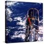 Hubble Space Telescope Above the Earth-null-Stretched Canvas