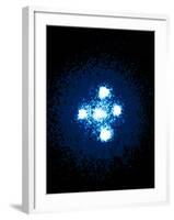 Hubble Space Telescope Image of the Einstein Cross-null-Framed Photographic Print