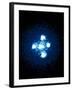 Hubble Space Telescope Image of the Einstein Cross-null-Framed Photographic Print