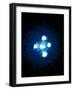 Hubble Space Telescope Image of the Einstein Cross-null-Framed Photographic Print