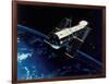 Hubble Space Telescope in Orbit, 1980S-null-Framed Giclee Print