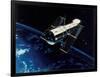 Hubble Space Telescope in Orbit, 1980S-null-Framed Giclee Print