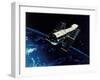 Hubble Space Telescope in Orbit, 1980S-null-Framed Giclee Print