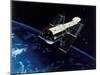 Hubble Space Telescope in Orbit, 1980S-null-Mounted Giclee Print