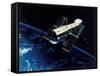 Hubble Space Telescope in Orbit, 1980S-null-Framed Stretched Canvas