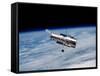 Hubble Space Telescope in Orbit Around Earth-Stocktrek Images-Framed Stretched Canvas