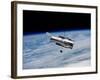 Hubble Space Telescope in Orbit Around Earth-Stocktrek Images-Framed Photographic Print