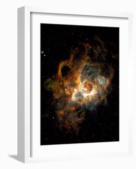 Hubble Space Telescope View of Nebula NGC 604-null-Framed Photographic Print