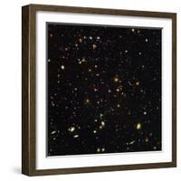 Hubble Ultra Deep Field Galaxies-null-Framed Premium Photographic Print