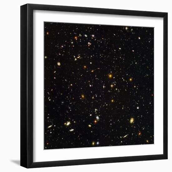 Hubble Ultra Deep Field Galaxies-null-Framed Premium Photographic Print