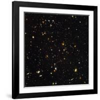 Hubble Ultra Deep Field Galaxies-null-Framed Photographic Print