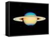 Hubble View of Saturn-null-Framed Stretched Canvas