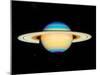 Hubble View of Saturn-null-Mounted Premium Photographic Print