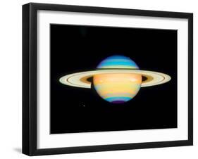 Hubble View of Saturn-null-Framed Photographic Print