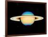 Hubble View of Saturn-null-Framed Photographic Print