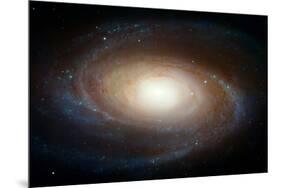 Hubblegraphs Grand Design Spiral Galaxy M81 Space-null-Mounted Photo