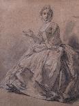 Study of a Woman's Costume, 1744-Hubert Francois Gravelot-Giclee Print