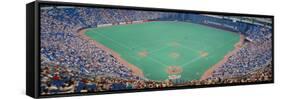 Hubert H. Humphrey Metronome, Twins V. Blue Jays, Minneapolis, Minnesota-null-Framed Stretched Canvas