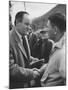 Hubert Humphrey Campaigning in West Virginia Primarties-null-Mounted Photographic Print