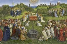 The Ghent Altarpiece or Adoration of the Mystic Lamb-Hubert & Jan Van Eyck-Stretched Canvas