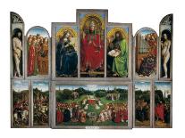 The Ghent Altarpiece or Adoration of the Mystic Lamb-Hubert & Jan Van Eyck-Stretched Canvas