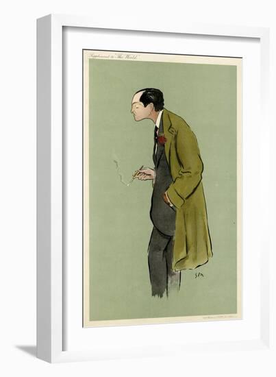 Hubert Latham (Aviator)-null-Framed Art Print