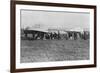 Hubert Latham Prepares to Take Off after Louis Bleriot, Near Calais, France, 25 July 1909-null-Framed Giclee Print