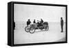 Hubert Le Blon, in His Gardner-Serpollet Steam Car, Nice, 1903-null-Framed Stretched Canvas