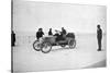 Hubert Le Blon, in His Gardner-Serpollet Steam Car, Nice, 1903-null-Stretched Canvas