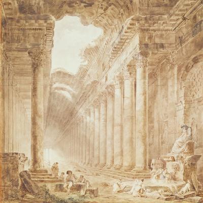 A Colonnade in Ruins, 1780