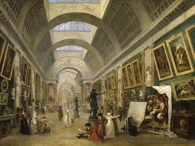Projet d'aménagement de la Grande Galerie du Louvre en 1796