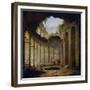 Hubert Robert / The Colosseum, Rome, 1780-1790-Hubert Robert-Framed Giclee Print